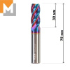 Фреза концевая  D12.0*30*D12*75*4T тв.сплав AlTiSiN G серия