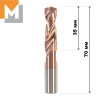 Сверло D10.0*35*10.0*70 твердосплавное TiSiN