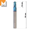 Фреза концевая радиусная R3.0*12*D6*50*2T тв.сплав AlTiSiN G серия