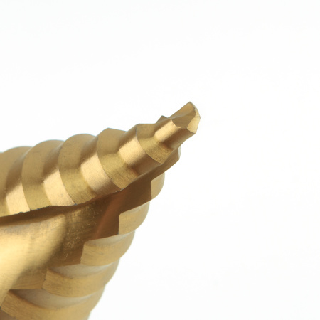 Сверло ступенчатое 6-60 мм HSS+TIN спиральное