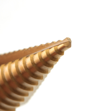 Сверло ступенчатое 4-32 мм HSS+Tin