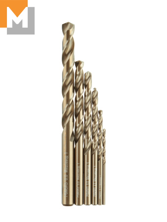 Набор сверл 2,0-8,0 мм , из 6 шт , без кейса Р6М5К5