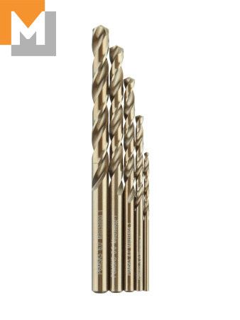 Набор сверл 2,0-6,0 мм , из 5 шт , без кейса Р6М5К5