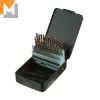 Набор сверл 1- 6 мм , из 51 шт , шаг 0.1мм в мет. кейсе Р6М5К5